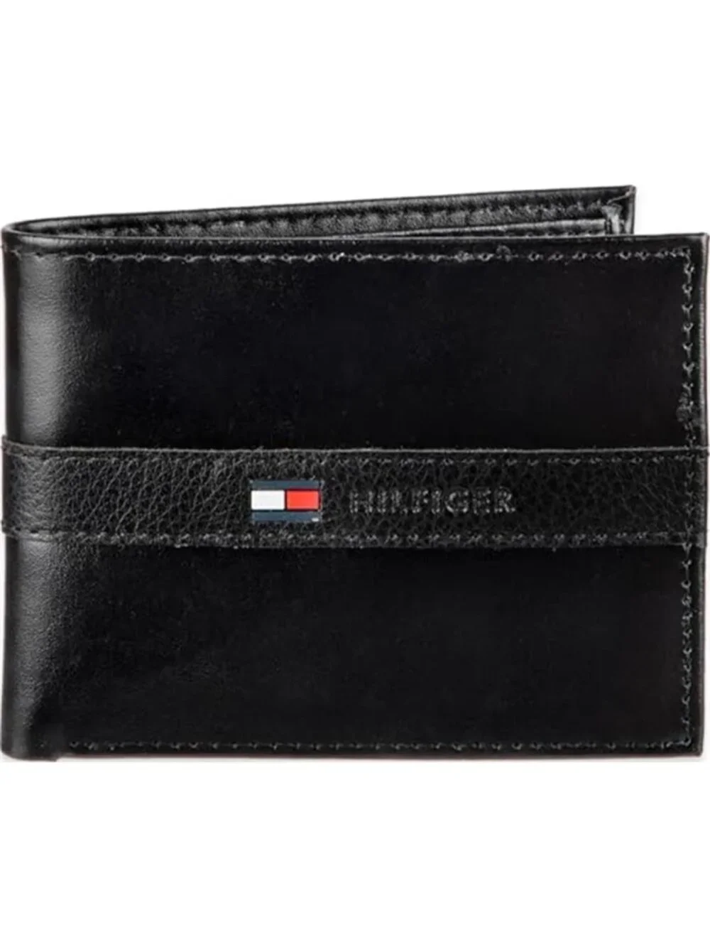 Tommy Hilfiger Men's Leather Orson RFID Bifold Wallet with Removable Passcase
